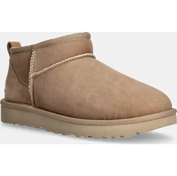 Dámská zimní obuv Semišové sněhule UGG W Classic Ultra Mini 1116109.SAN béžová 08X, EUR 42