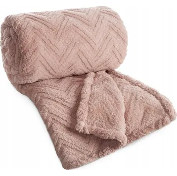 Prostěradlo Deka Eurofirany polyester 70 cm x 160 cm růžová