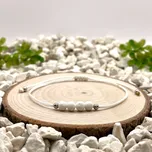 Certom Provázkový náramek láva bílá 0382