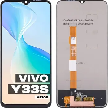 LCD displej IPS + Dotyková obrazovka Digitizer pro Vivo Y33S V2109 Černá