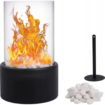 Obraz Volně stojící biokrb LOOK21W 16 x 27 x 27 cm černý