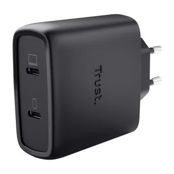 Trust MAXO 65W 2P USB-C GAN CHARGER BLK 25525