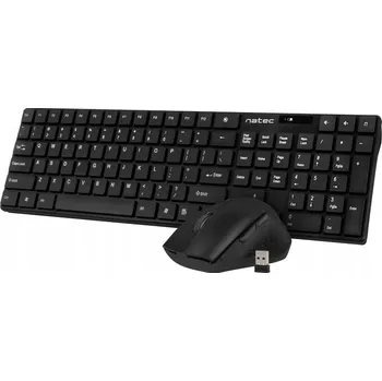 Sada klávesnice a myši Natec černá