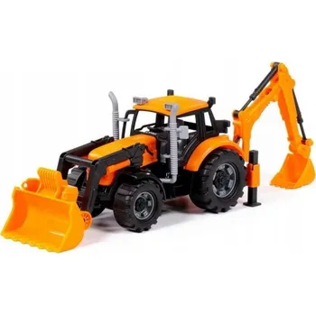 autíčko Traktorová rypadlo-nakladač Progress s inercí