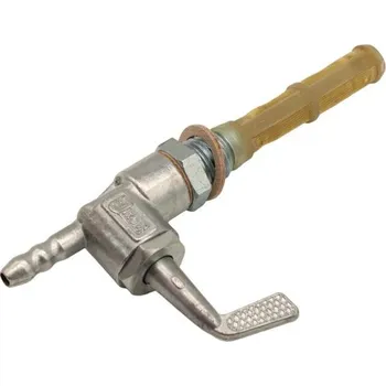 Palivový systém pro motocykl Benzínový kohout Jikov se závitem M14x1,5 a dlouhou páčkou