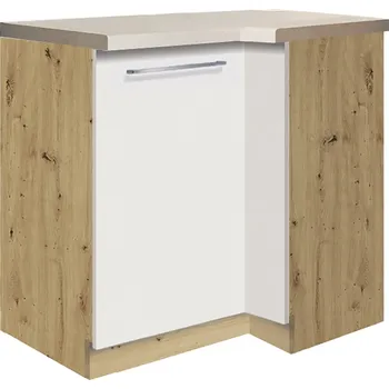 Kuchyňská skříňka CREATIVA wh | dolní skříňka CRE-15D rohová | 100x70 cm | VÝBĚR KORPUSU | bílá lesk
