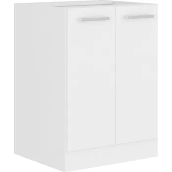 Kuchyňská skříňka EKO WHITE | dolní skřínka 60D 2F s policí | 60 cm | bílá mat