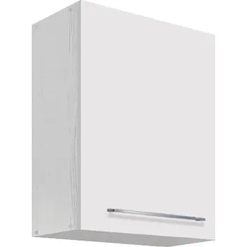 Kuchyňská skříňka CREATIVA se | horní skříňka CRE-33G s policemi | 50 cm | VÝBĚR KORPUSU | bílá lesk