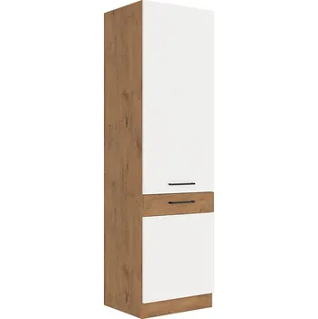VIGO b | vysoká skříňka 60DK-210 2F potravinová | 60 cm | UNI dvířka | lancelot/bílá lesk