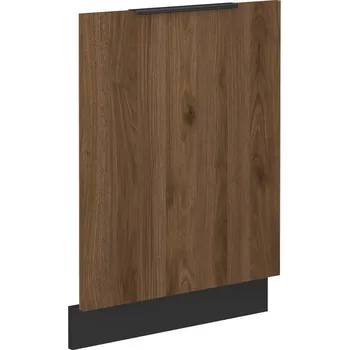 Kuchyňská skříňka MONZA o | dvířka na vestavnou myčku ZM 71,3x59,6 | černá/ořech okapi