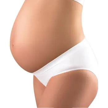 Těhotenské šaty Těhotenské kalhotky bílé, vel. S, BabyOno Velikosti těh moda: S (36)