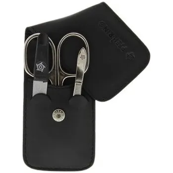 Manikúrová cestovní sada 3 dílná černá Pfeilring Solingen