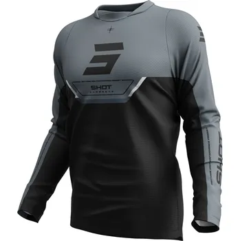 Moto dres Motokrosový dres Shot Devo Daytona černý 4XL