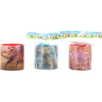 Hračka pro nejmenší Plastová pružina s dinosaury