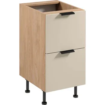 SORENTO pz | dolní skříňka D45S2 se zásuvkami | 45 cm | puccini/béžová