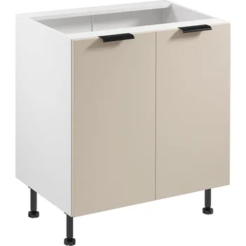 Kuchyňská skříňka SORENTO pl | dolní skříňka D80 s dvířky | 80 cm | bílá/béžová