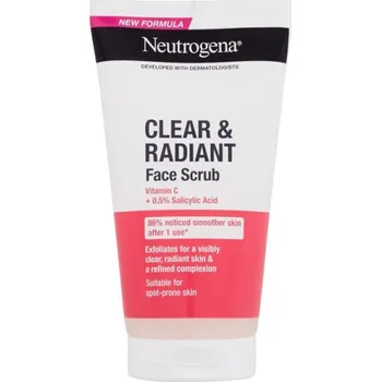 Pleťový peeling Clear & Radiant (Face Scrub) Neutrogena - 150 ml