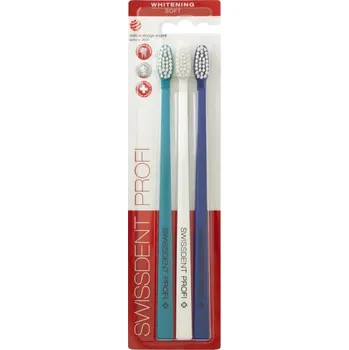 Zubní kartáček Swissdent Zubní kartáček Whitening Soft Zurich 2 + 1 ZDARMA + 2 měsíce na vrácení zboží