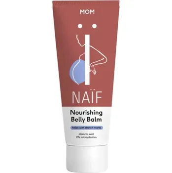 Kosmetika pro formování těla Těhotenský vyživující balzám na strie Mom (Nourishing Belly Balm) NAÏF - 75 ml