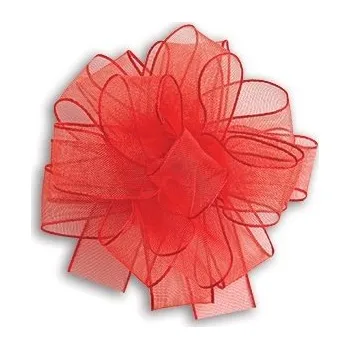 Stuha Stahovací stuha VELETTA - červená - 13 cm - 15 ks - 456-21456-07