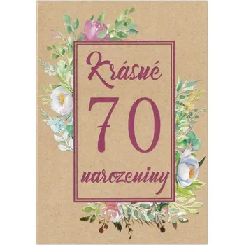 Trend Přání k narozeninám CTS69, kraft