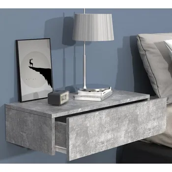 Noční stolek Vcm Noční stolek Usal M 60, imitace betonu