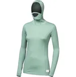 Sensor Merino DF dámské triko dl.rukáv s kapucí basil green XL