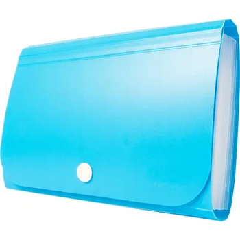 Pořadač/Složka na dokumenty A6 se zapínáním na patentku a přihrádkami Tetis