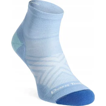 Dámské ponožky Ponožky dámské Darn Tough Run 1/4 Ultra-Lightweight - sky 35-37,5