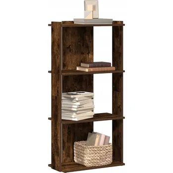 Knihovna Regál VidaXL 1 cm x 1 cm x 1 cm dub