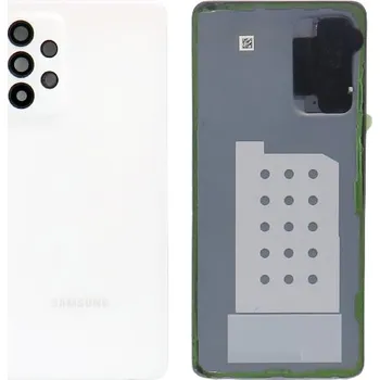 Pouzdro na mobilní telefon Samsung Galaxy A52 4G, A52 5G, A52s zadní kryt bíly + sklíčko kamery