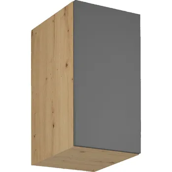 Kuchyňská skříňka LANGEN šp | horní skříňka G45G s policí | 45 cm | UNI provedení | HLUBOKÁ | artisan/šedá