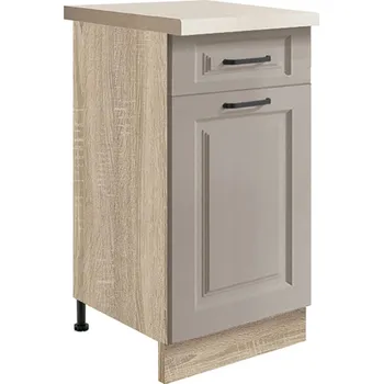 SMART s | dolní skříňka SC-2D | 40 cm | VÝBĚR KORPUSU a KOVÁNÍ | UNI dvířka | šedá mat