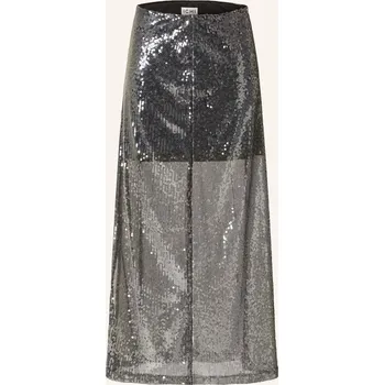Dámská sukně Ichi Dámská Sukně Ihprinca S Flitry, stříbrná, 38
