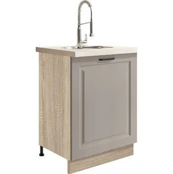 SMART s | dolní skříňka SC-11D dřezová | 60 cm | VÝBĚR KORPUSU | UNI dvířka | šedámat