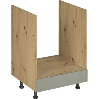 Kuchyňská skříňka LANGEN bp | dolní skříňka D60ZK pro vestavnou troubu | push open | béžová