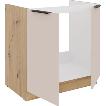 Kuchyňská skříňka SOLEA k | dolní kuchyňská skříňka 80 ZL 2F dřezová | 80 cm | artisan/kašmír | VÝBĚR ÚCHYTŮ
