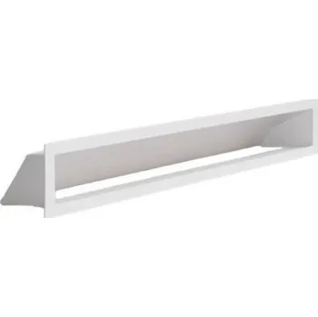 Nordflam krbová mřížka AERO 58x9cm - bílá