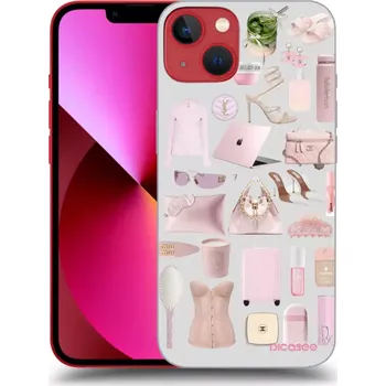 Pouzdro na mobilní telefon Picasee silikonový černý obal pro Apple iPhone 14 Plus - Glam Babe