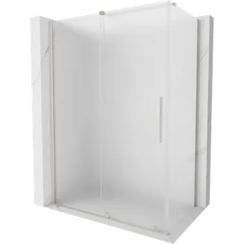 Mexen Velar sprchový kout posuvný 130 x 75 cm, mražený, kartáčovaný nikl - 871-130-075-31-97 Sprchové kouty