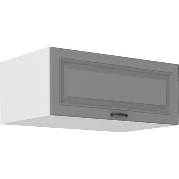 STILO bs | horní skříňka 80 NAGU-36 1F výklopná hluboká | 80 cm | bílá/šedá