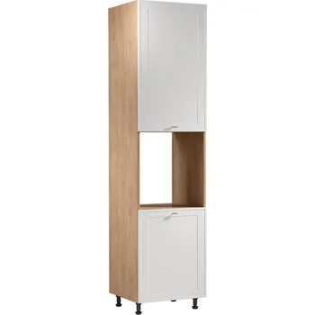 Kuchyňská skříňka SORENTO pb | vysoká skříňka D60PWN na vestavnou troubu | 60 cm | UNI provedení | puccini/bílá