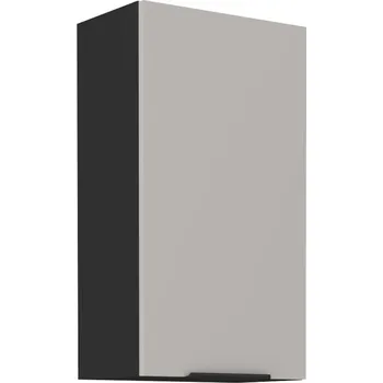 Kuchyňská skříňka ARONA | horní skříňka 50 G-90 1F s policemi | 50 cm | UNI dvířka | VYSOKÁ | černá/kašmír