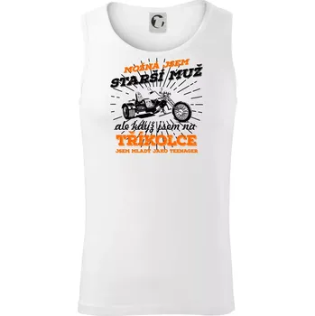 Možná jsem starší muž - tříkolka - Tílko pánské Core - 2XL ( Bílá )