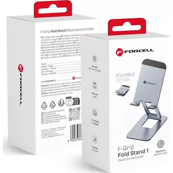 F-GRIP Fold Stand 1 uchwyt biurkowy szary