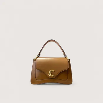 COCCINELLE C-ME CALF MEDIUM KOŽENÁ KABELKA COGNAC SS26