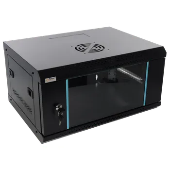 Rozvaděč PULSAR K. Bogusz sp.j. RWA454-B skříň 4U 19” RACK, nástěnná, černá, 540x400