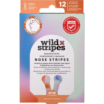 Pleťový olej Náplasti na nos pro lepší kvalitu spánku Sunrise (Nose Patches) Wild Stripes - 12 ks