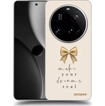 Pouzdro na mobilní telefon Picasee silikonový černý obal pro Xiaomi 15 Ultra - Golden Dream