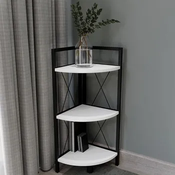 regál Vcm Rohový regál Insasi 2, bílý